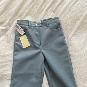 Wilfred free melina vegan leather pant (dune blue)